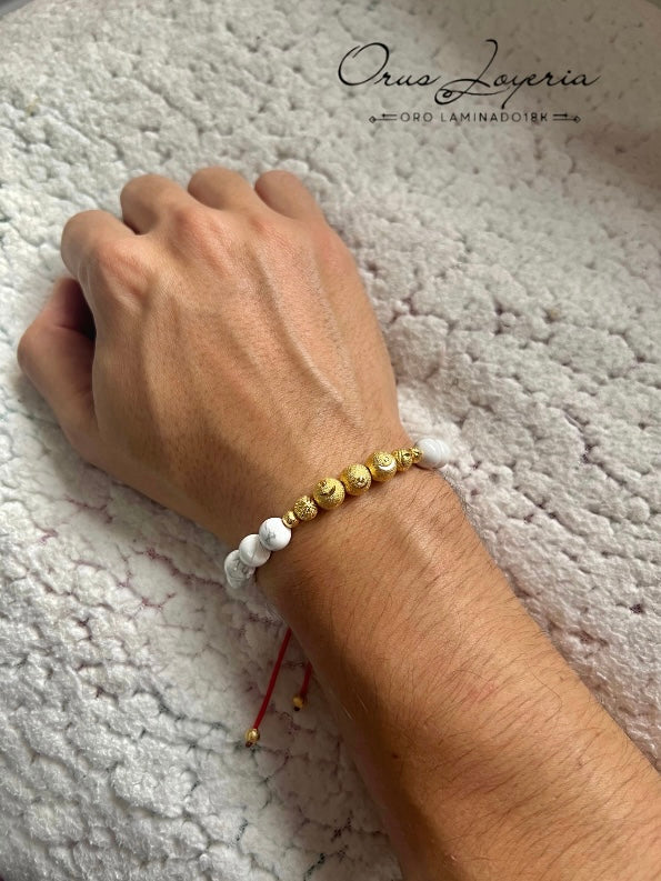 Pulsera Diamantada Oro 18k laminado Harmoni