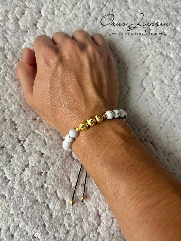 Pulsera Diamantada Oro 18k laminado Tenden