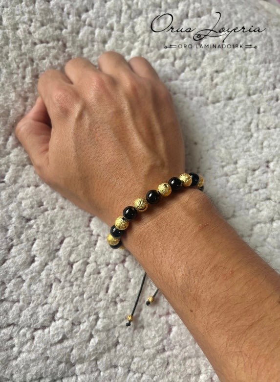 Pulsera Diamantada Oro 18k laminado Glamora