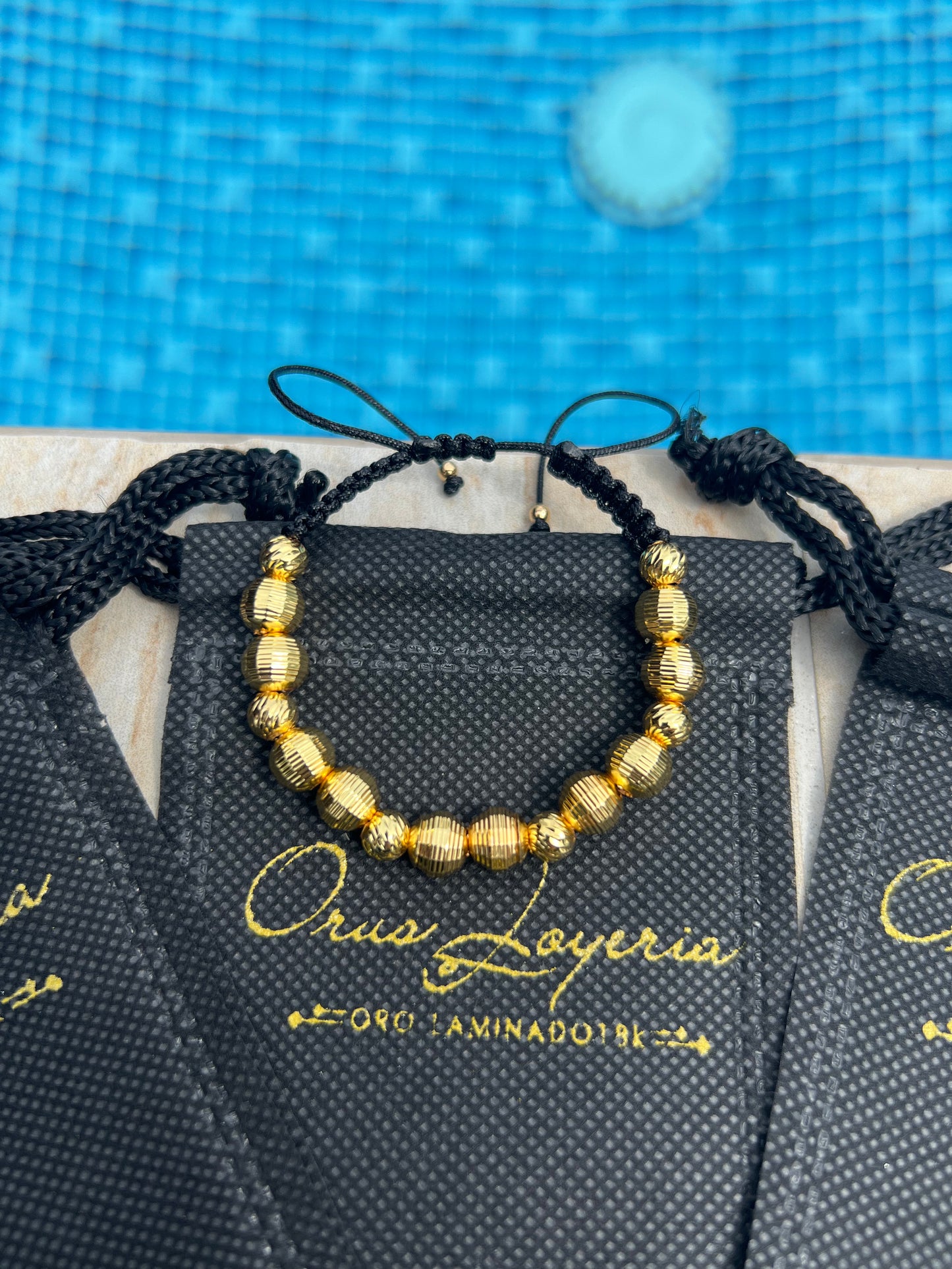 Pulsera Oro 18k laminado Diamonds