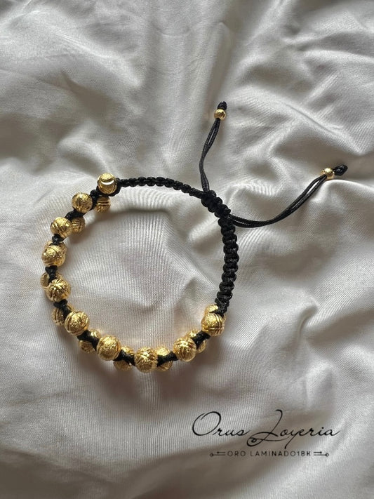 Pulsera Diamantada Oro 18k laminado Premium