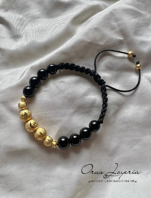 Pulsera Diamantada Oro 18k laminado Moderna