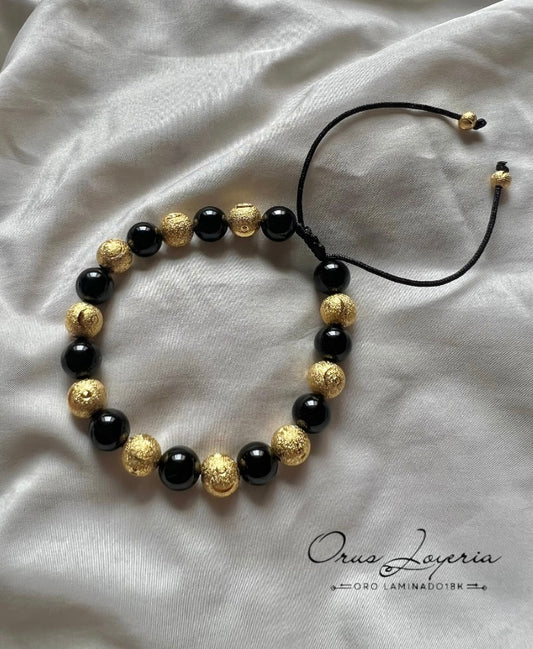 Pulsera Diamantada Oro 18k laminado Glamora